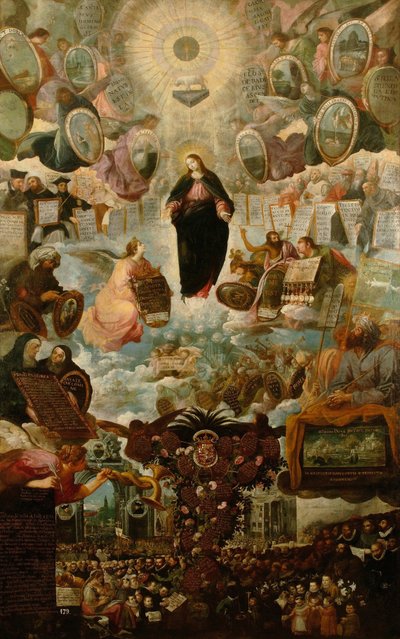 Allegorie van de Onbevlekte Maagd door Juan de Roelas
